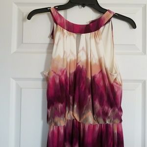 Multi color floor length dress